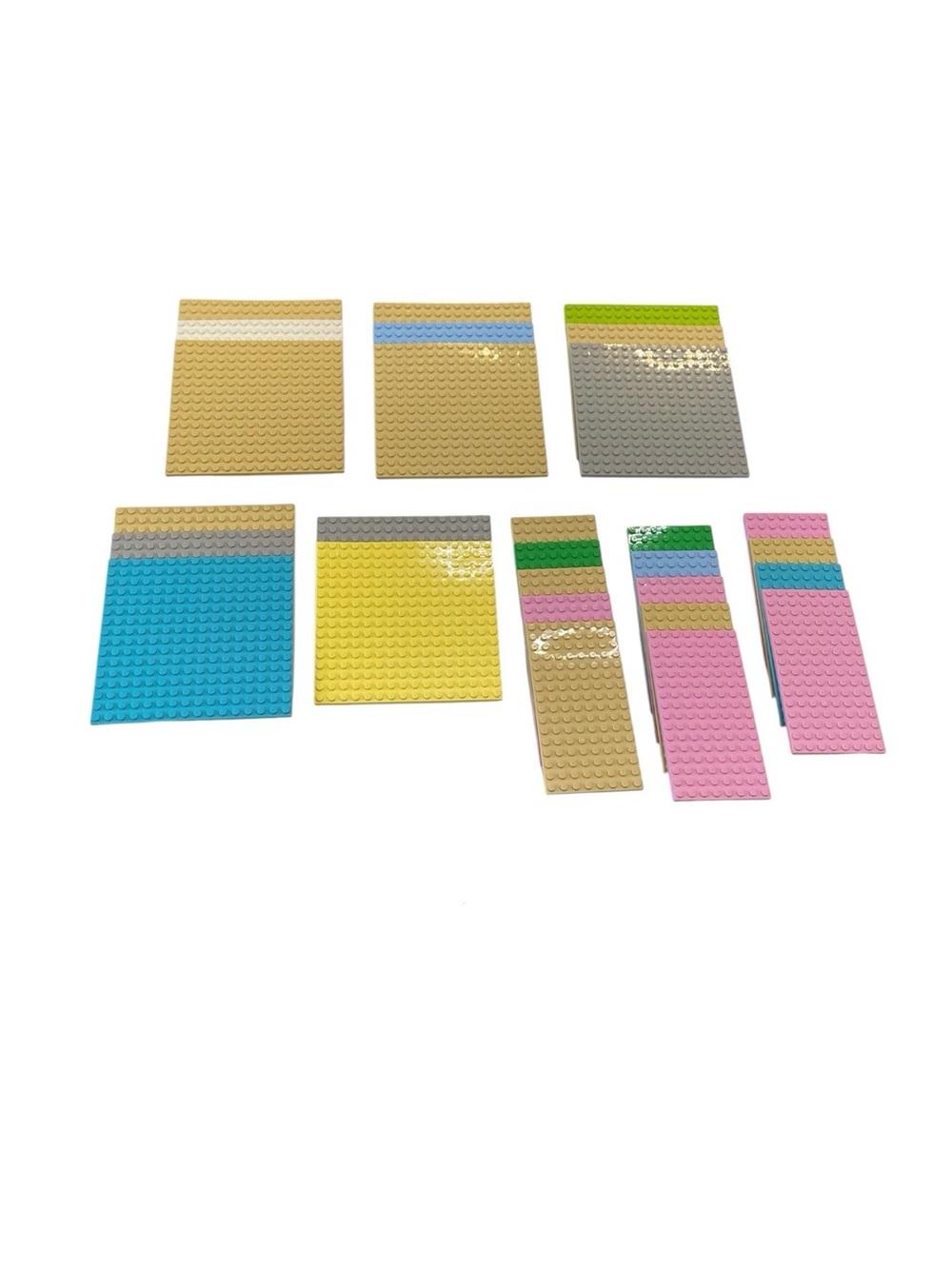 Mixed Set of Lego Baseplates